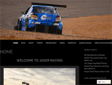 Tablet Screenshot of jagerracing.net